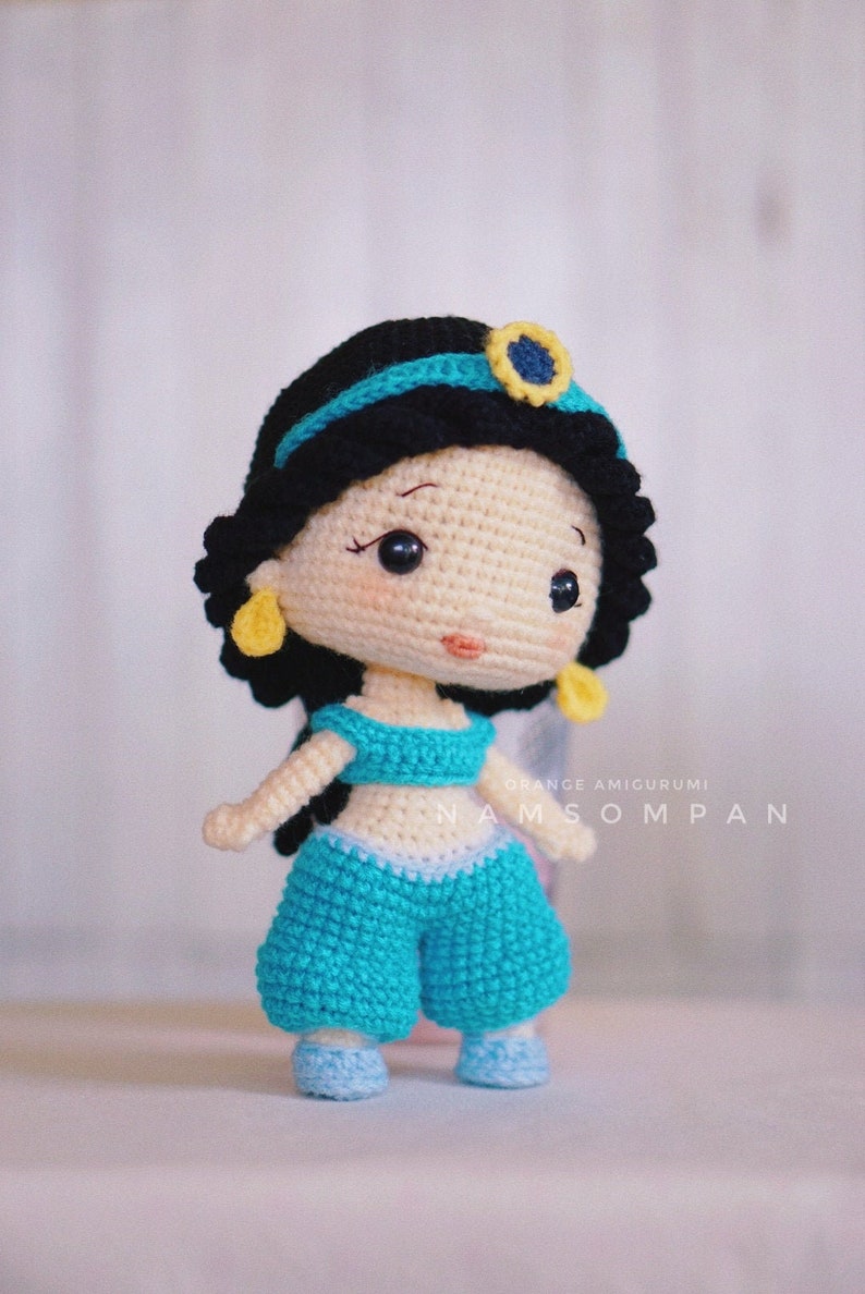 Jasmine Crochet Pattern Disney Princess Etsy