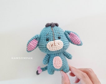 PDF Pattern-Crochet Amigurumi | Donkey Pattern Digital Download in English | Cute Crochet Pattern
