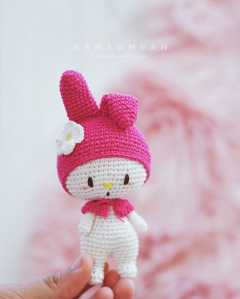 My Melody Crochet Pattern Sanrio Etsy