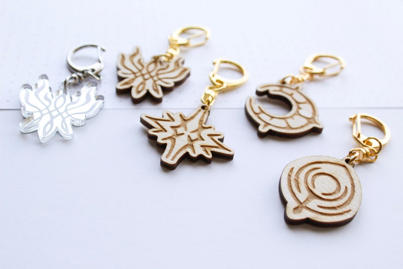 fe3h crests engraved charms