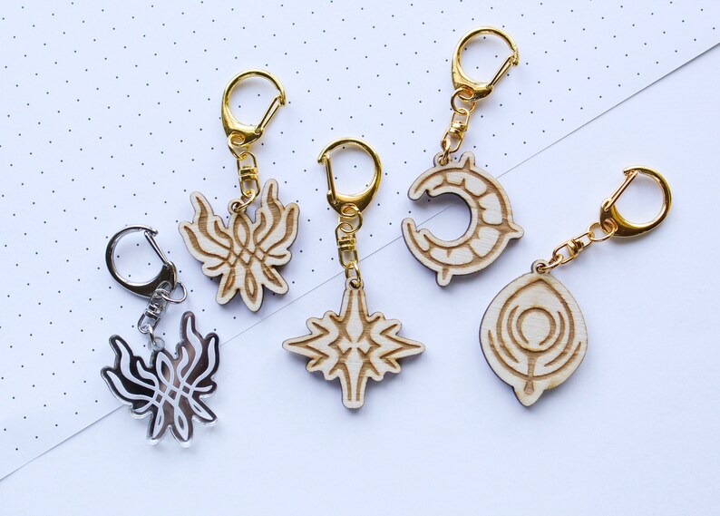fe3h crests engraved charms
