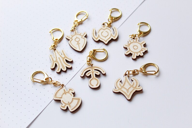 fe3h crests engraved charms