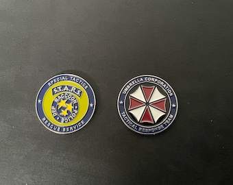 Resident Evil Raccoon City RPD S.T.A.R.S / Umbrella Tactical Response Team Coin
