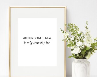 Only Come This Far Etsy Only Come This Far Etsy
