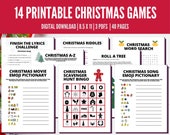14 Christmas Games Multipack: Printable Adult Party Games (3 PDFs)