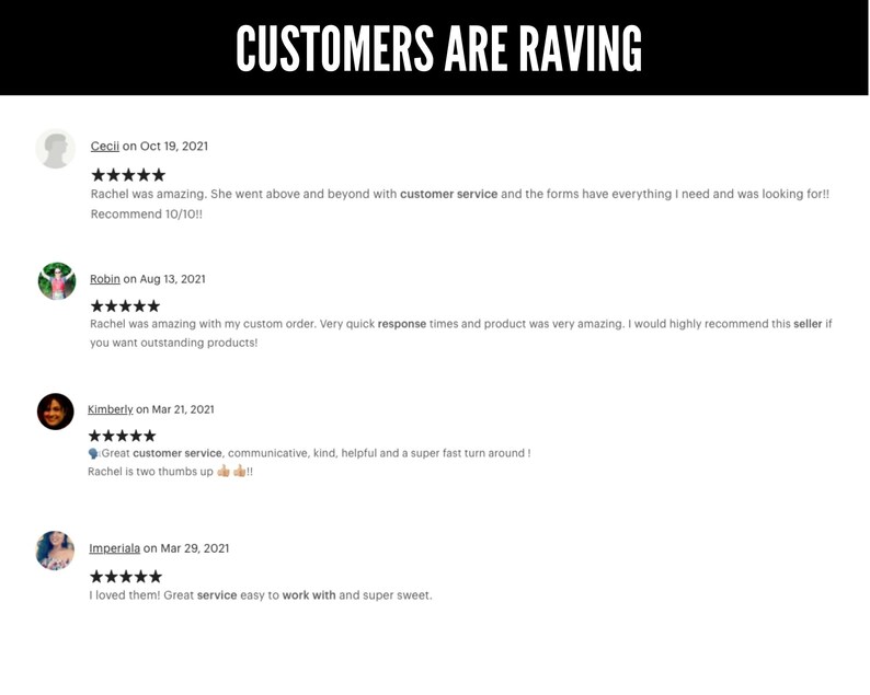 May include: A screenshot of a website with customer reviews. The reviews are positive and praise the seller's customer service, quick response times, and high-quality products.