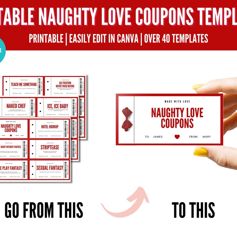 Sexy Coupons Printable - Etsy