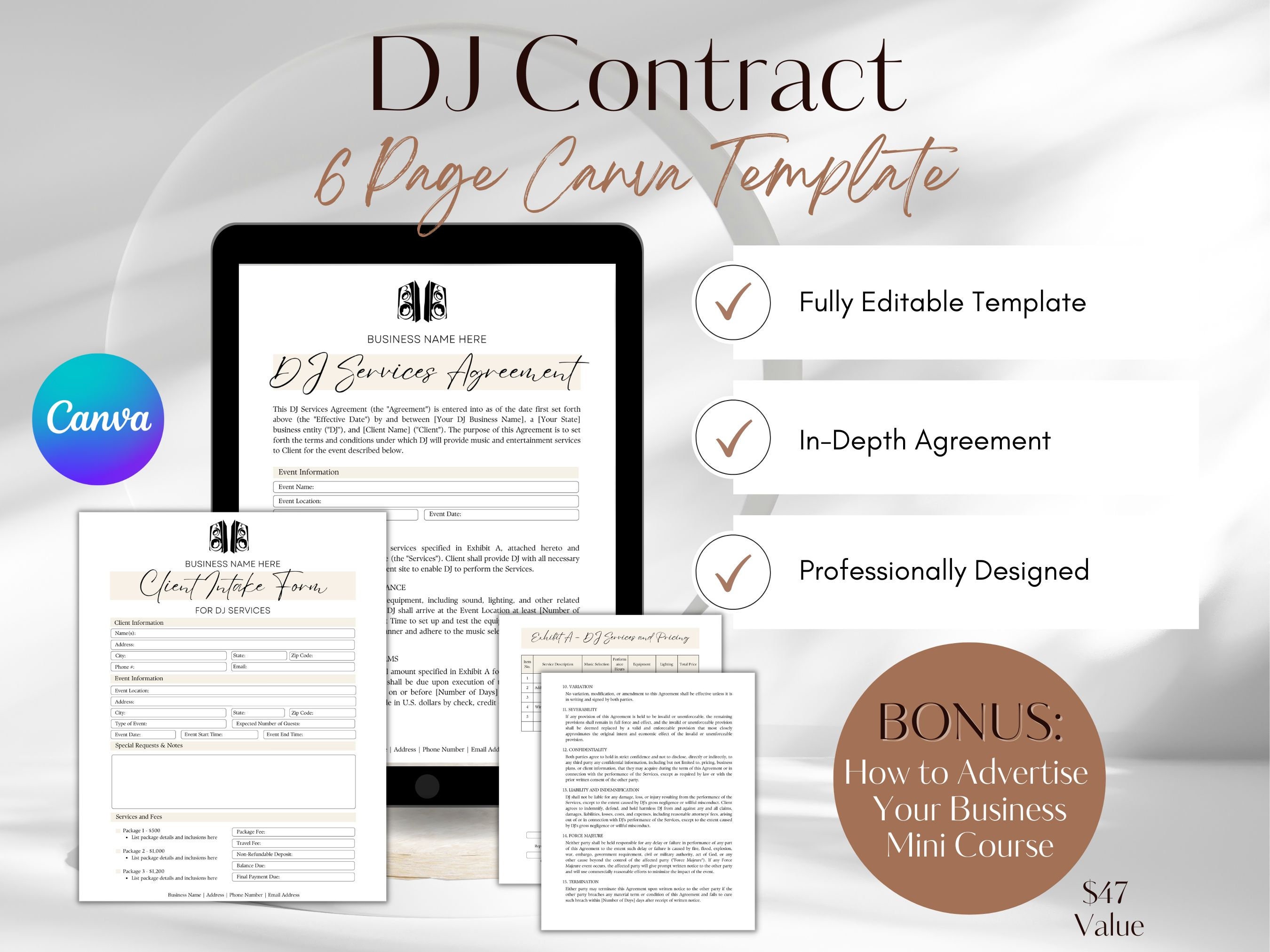 Dj Service Agreement - Etsy
