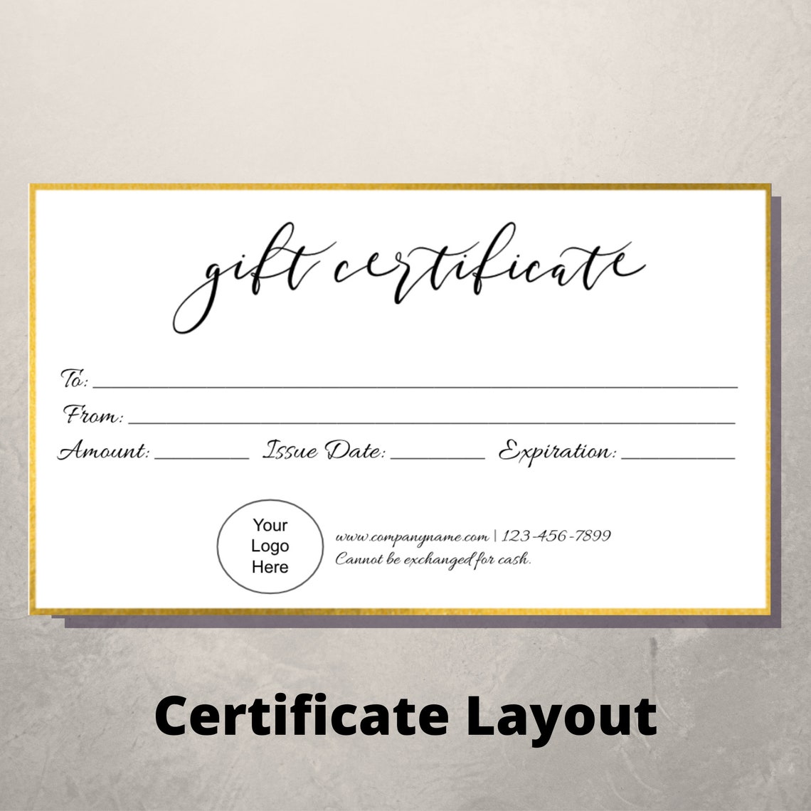 Editable Gift Certificate Template Brow Lamination Massage Etsy