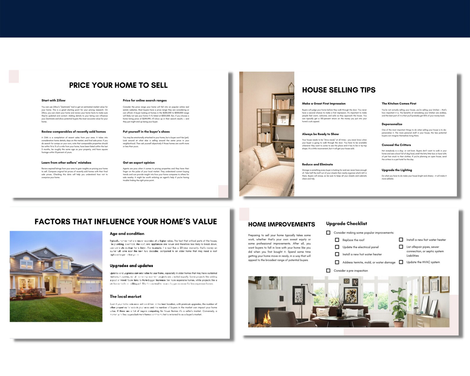 Sellers Guide Presentation Listing Presentation Canva Slides | Etsy