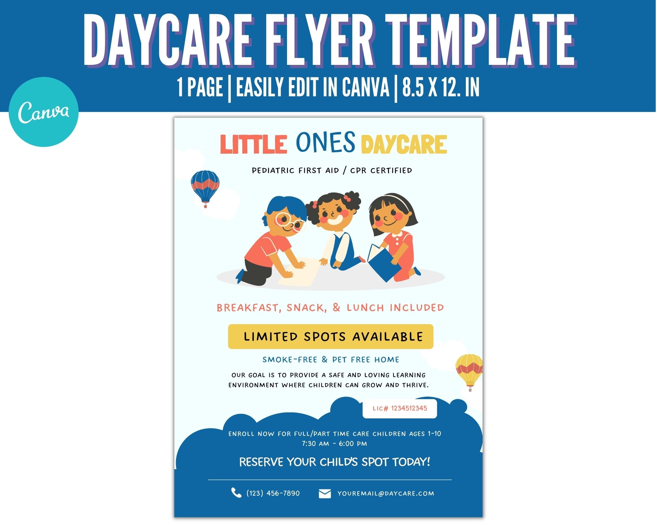 Free Printable Daycare Flyers