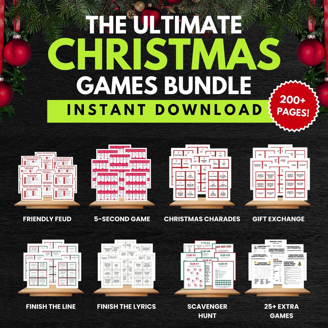 Ultimate Christmas Games Bundle: 35+ Party Games (digital Download) - Etsy