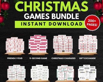 Ultimate Christmas Games Bundle: 35+ Party Games (Digital Download)