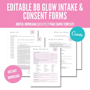 BB Glow Consent Form, Treatment Consent Form, BB Glow Aftercare, BB Glow FAQs