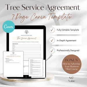 Tree Service Agreement, Tree Service Contract, Tree Service Contract Template, Tree Service Contract Sample, Tree Removal Agreement