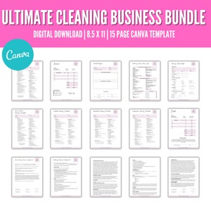 Cleaning Business Forms, Cleaning Proposal, Cleaning Agreement, Cleaning Contract, Cleaning Business Price List, Cleaning Business