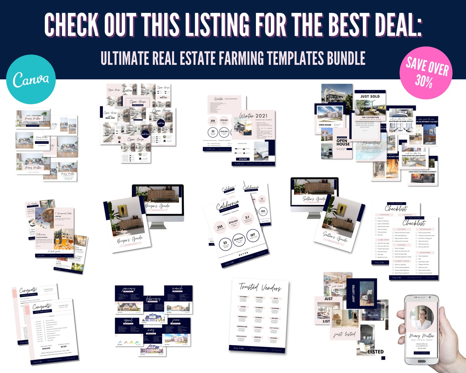 Sellers Guide Presentation Listing Presentation Canva Slides | Etsy