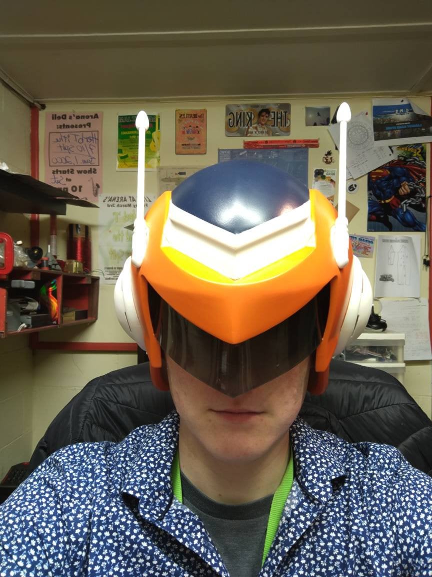 3Dプリント可能なグレートサイヤマンヘルメット（ドラゴンボールZ