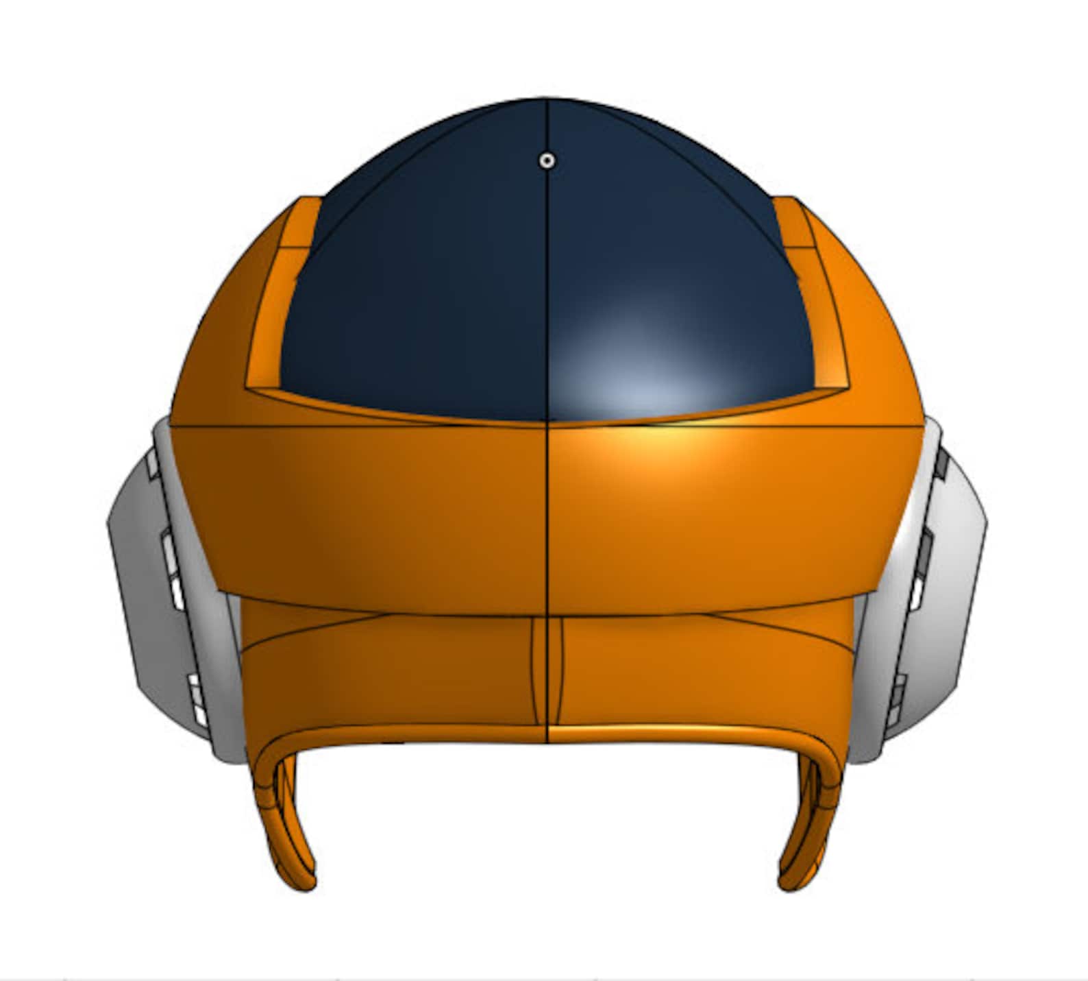 3D Printable Great Saiyaman Helmet dragonball Z - Etsy