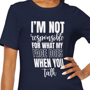 Funny Sarcastic Quote T-Shirt: &#39;Not Responsible&#39; Humor Apparel