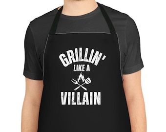 Funny Grill Master Apron: Sarcastic BBQ Chef Gift