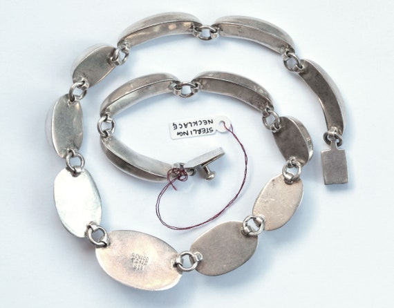 Vintage mexican silver necklace sale