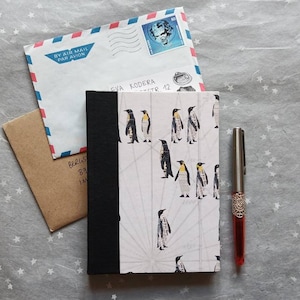 Libreta de direcciones con pingüinos