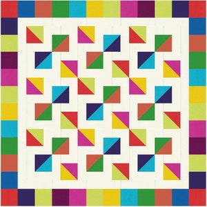 Prismatic Bold, Modern & Easy Quilt Pattern image 6