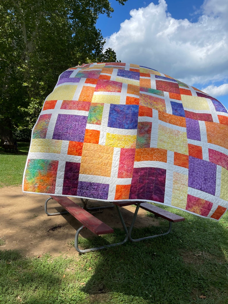 Olivia Layer Cake Friendly Quilt Pattern Suitable For Beginners Etsy