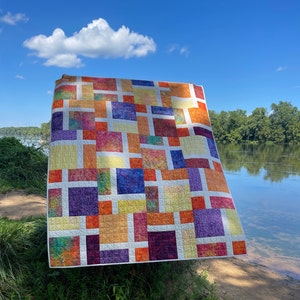 OLIVIA - Wzór na kołdrę „Layer Cake Friendly”, odpowiedni dla początkujących