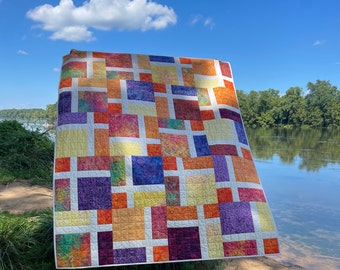 OLIVIA - Layer Cake Friendly Quilt Pattern, suitable for beginners