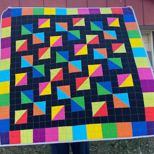 Prismatic Bold, Modern & Easy Quilt Pattern image 1