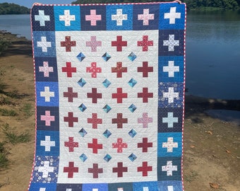 The Positivity Quilt - Instructions, Layouts and Fabric Requirements