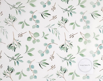 Eucalyptus Tissue Paper, Botanical Tissue Paper, Spring Tissue Paper 20 x 30