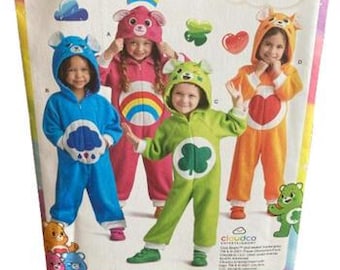 Simplicity Pattern S9347 Size 1/2-4 Toddler Care Bear Dressup Costume Uncut