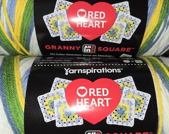 Red Heart All In One Flower Soft White Spring Serene 8.8 Oz Lot of 4 Skeins