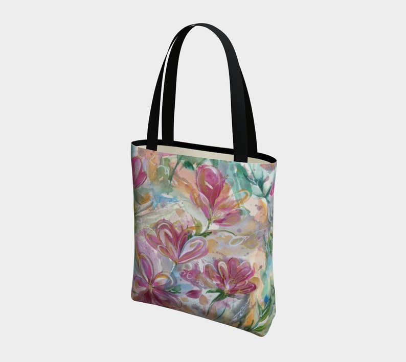 Floral Urban Tote Bag image 3