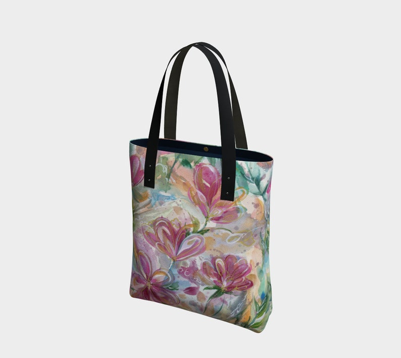 Floral Urban Tote Bag image 1