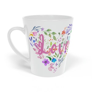 Love Latte Mug, 12oz imagem 5