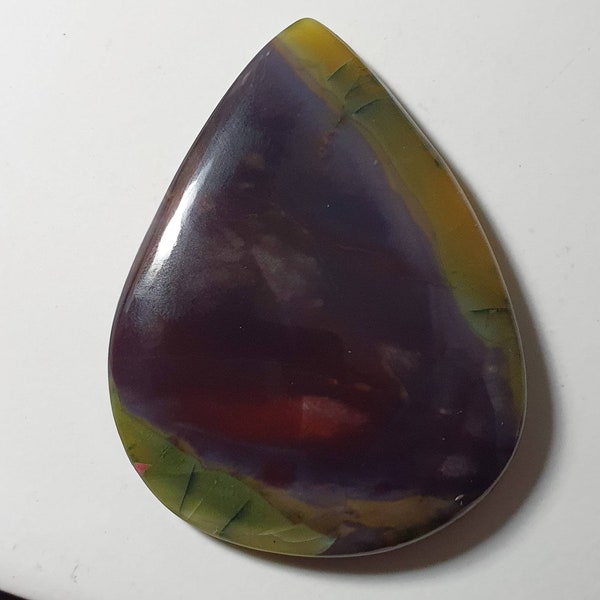 Cabochon Agate Purple Cow