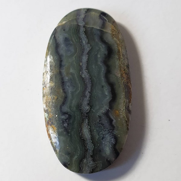 Cabochon Agate Verte de Cornas