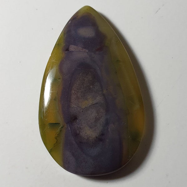 Cabochon Agate Purple Cow