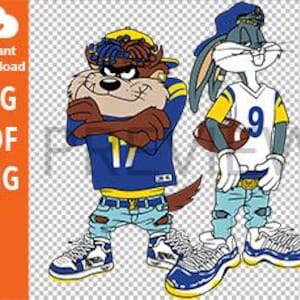 Los Angeles-R Football Fans -Digital art download-SVG PNG