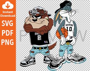 San Antonio Basketball Fans, San Anton 210 - Digital art download-SVG PDF PNG