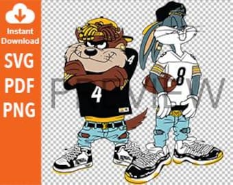 Pittsburgh Football Fans - Digital Kunst Download svg, pdf, 300 dpi png