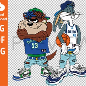 Dallas Basketball Fans 13 41 - Digital art download - SVG PNG