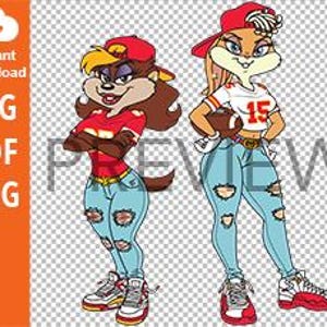 NEU! Kansas City Girl Football Fans - Digitale Kunst Download svg, pdf, 300 dpi png