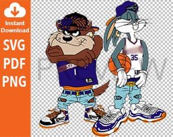 Phoenix Basketball Fans - Digital art download - SVG PNG