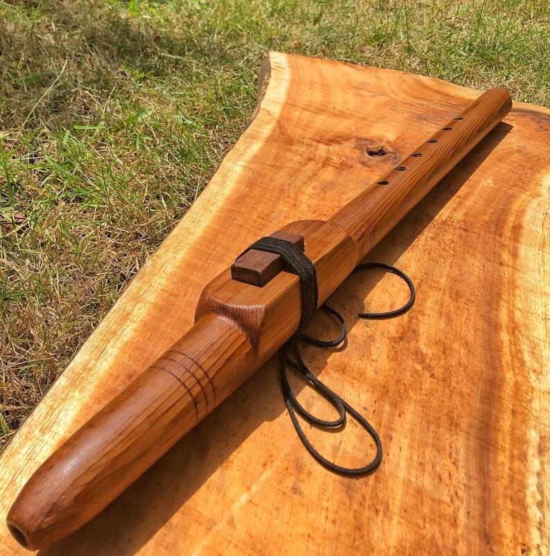 Handmade Cedar Wooden Native American Bass Flute Wood Flute Etsy
