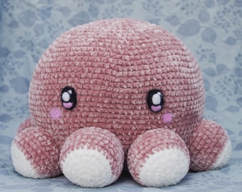 PATTERN ONLY** Giant Crochet Velvet Octopus Pattern